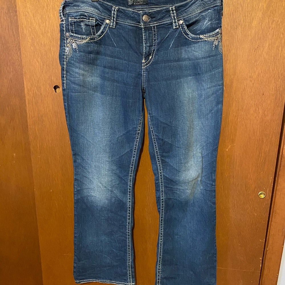 Silver Size 18 Jeans